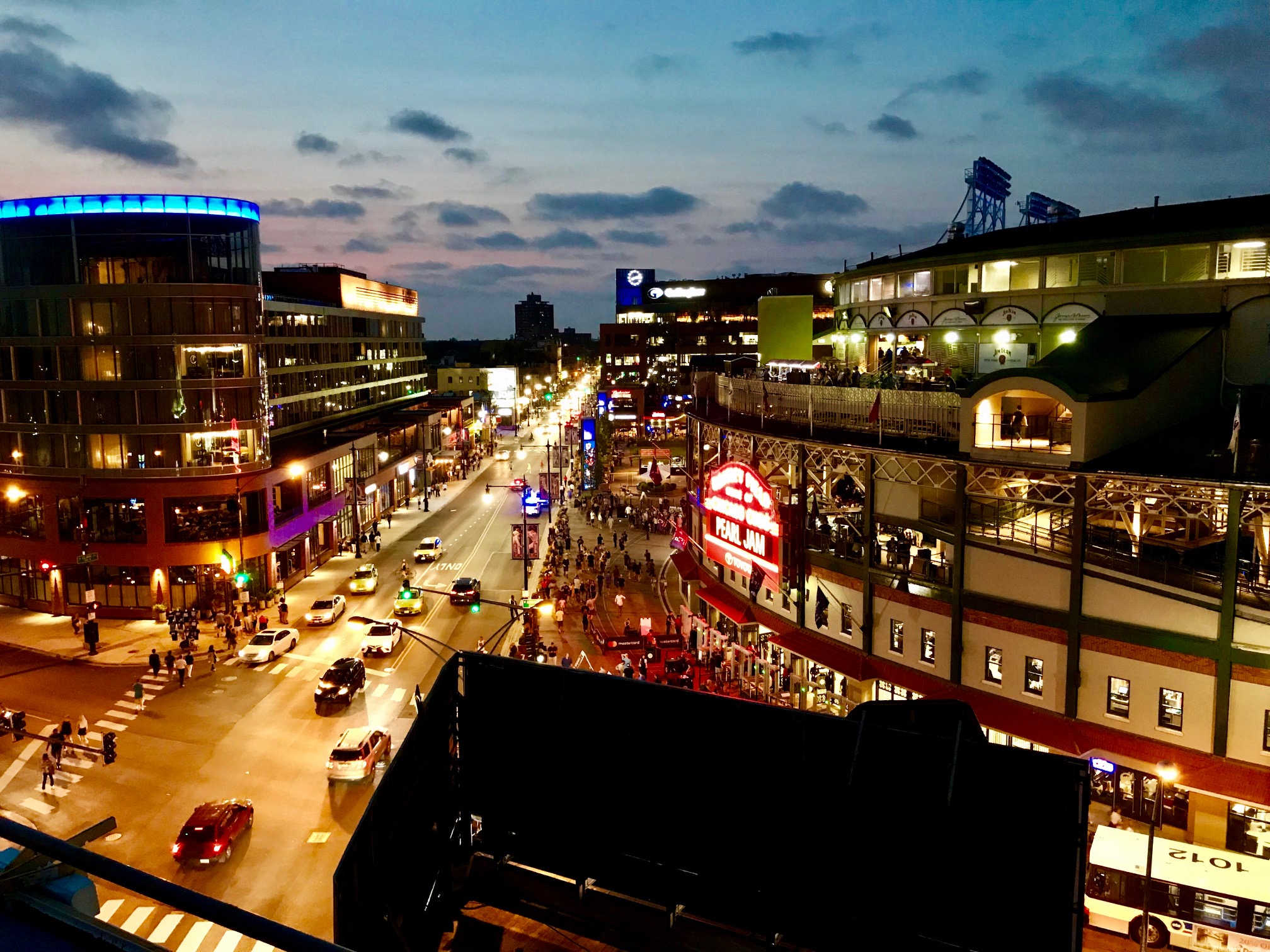 Signature Night Life at Residences at Addison Clark Apartments, Chicago, Illinois